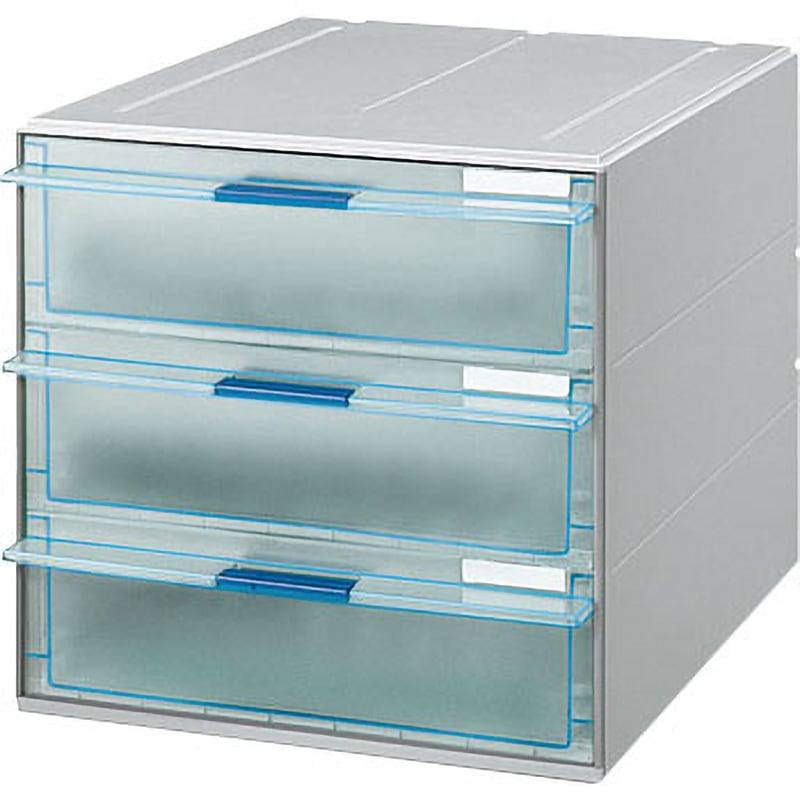 オフィス収納家具 コクヨ レターケース 透明引き出し B4縦 浅6段 深2段