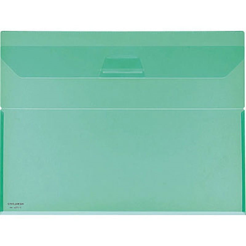 フ-770G クリヤーホルダー＜キャリー＞ コクヨ 材質R-PP 緑色 サイズA4