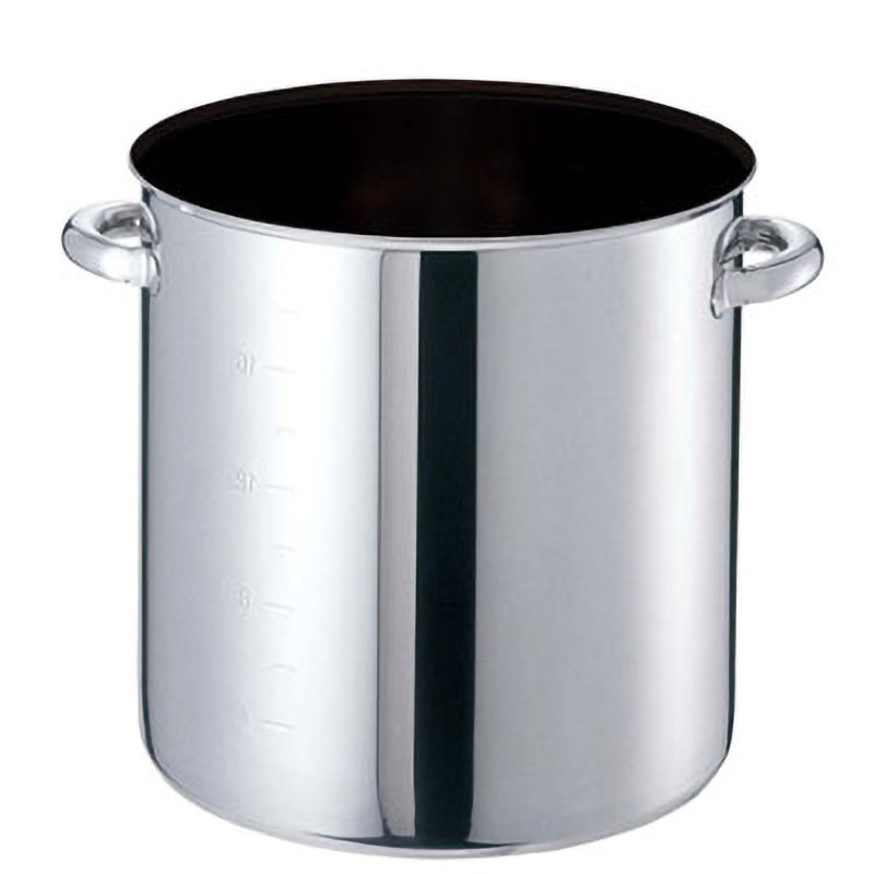 EBM モリブデンジⅡプラス 寸胴鍋  蓋無 ノンスティック EBM(江部松商事) 容量37L サイズ36cm外径380mm