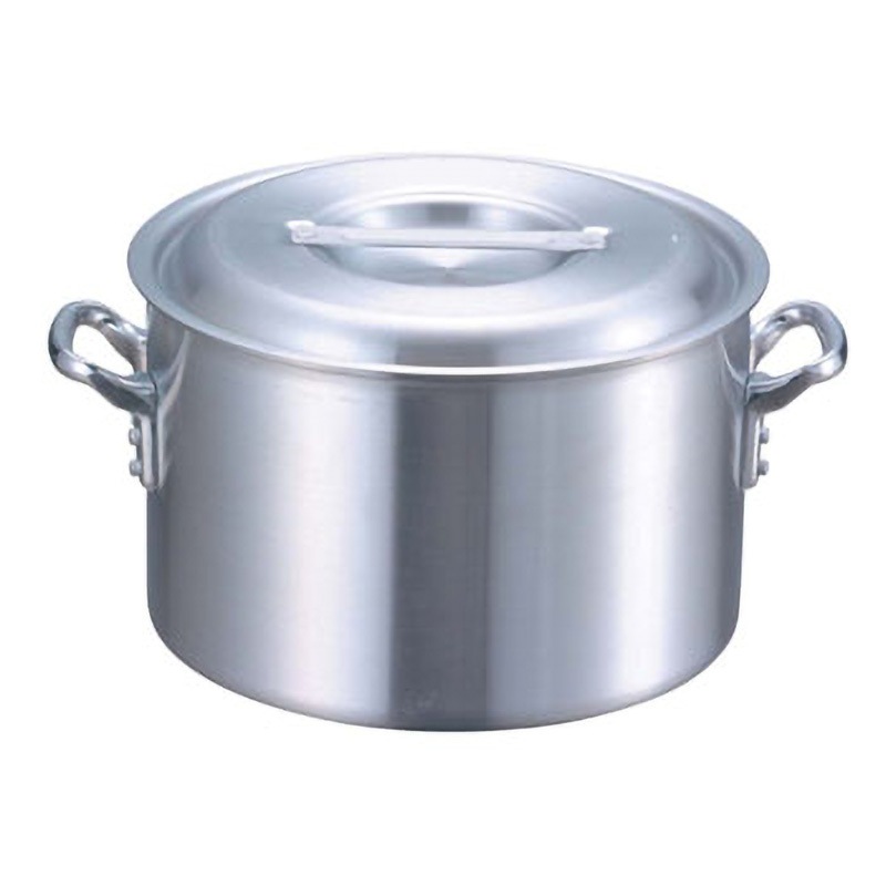 EBM アルミ プロシェフ 電磁 半寸胴鍋(目盛付) EBM(江部松商事) 容量15L サイズ30cm外径325mm