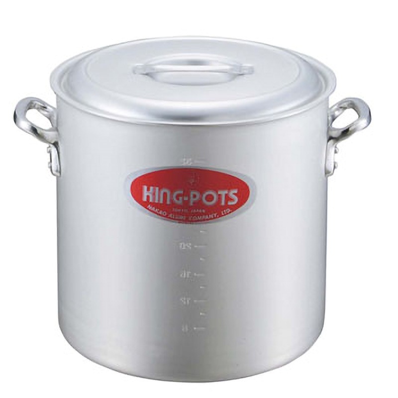 42cm キングアルマイト 寸胴鍋(目盛付) ナカオアルミ 容量57L サイズ42cm外径441mm 38,987円