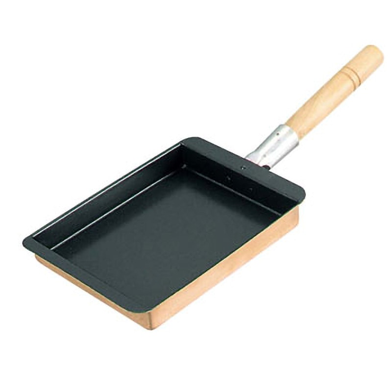 18cm EBM 銅 玉子焼 関西型(フッ素樹脂加工) EBM(江部松商事) 板厚1.2mm