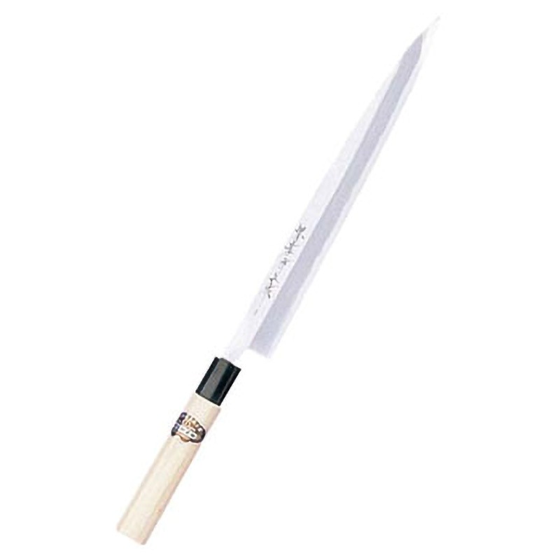 33cm 堺孝行 本霞研 正夫(柳刃) 青木刃物製作所 刃渡り33cm全長495mm