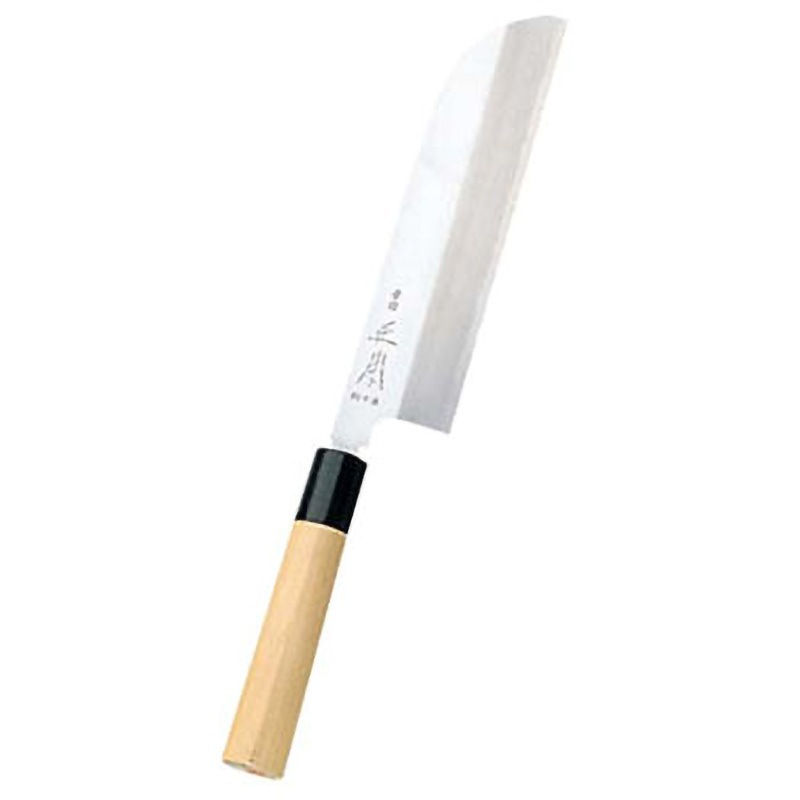 22．5cm 正本 本霞(玉白鋼)鎌形薄刃 正本 刃渡り22.5cm全長383mm