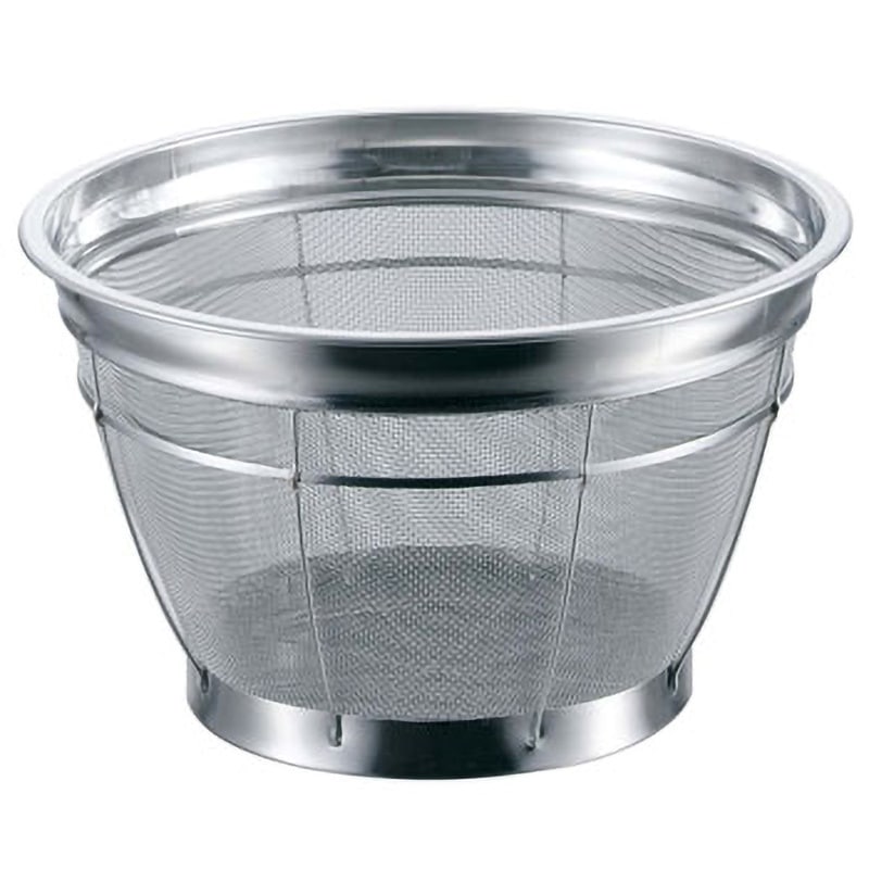 BK 18-8 カラーバー付 米揚ザル 弁慶(本間冬治工業) 寸法37.5cm 5,458円