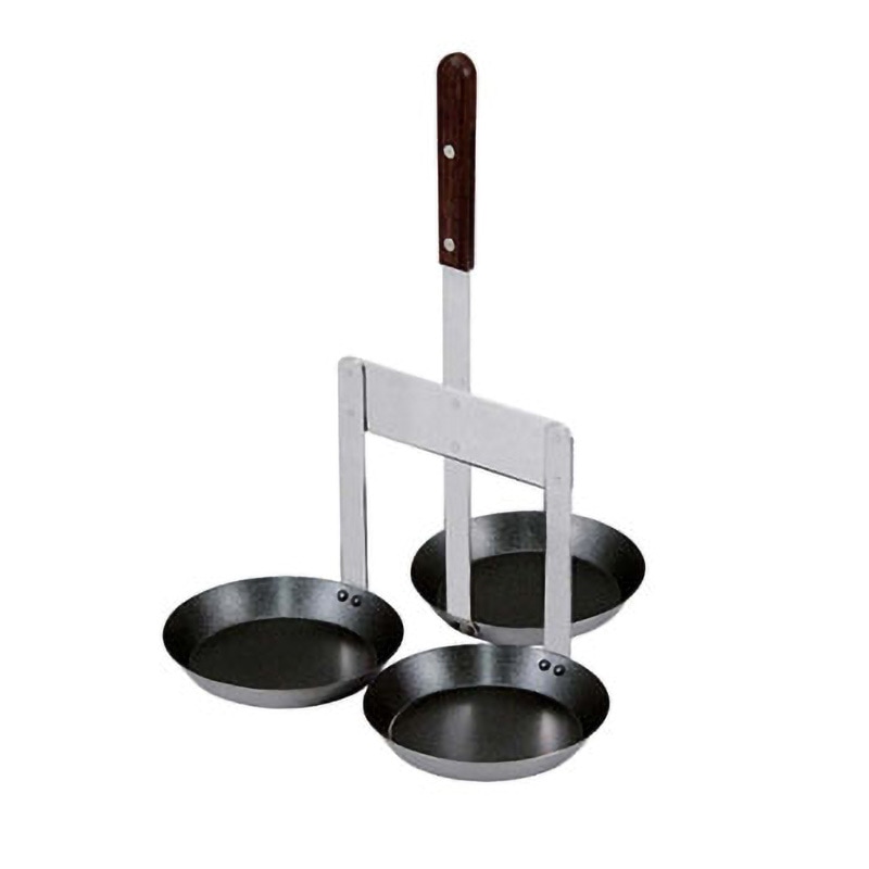 EBM ステンレス らくらくカキ揚げ（フッ素コート） 3連 8145110 まとめ買い10個セット品 EBM ステンレス らくらくカキ揚げ(フッ素