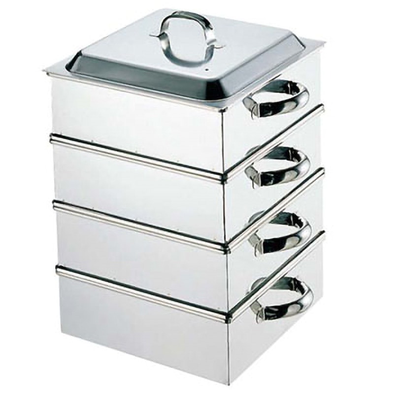 39cm EBM 業務用 電磁角蒸器(レギュラータイプ) EBM(江部松商事) 3段 寸法39cm