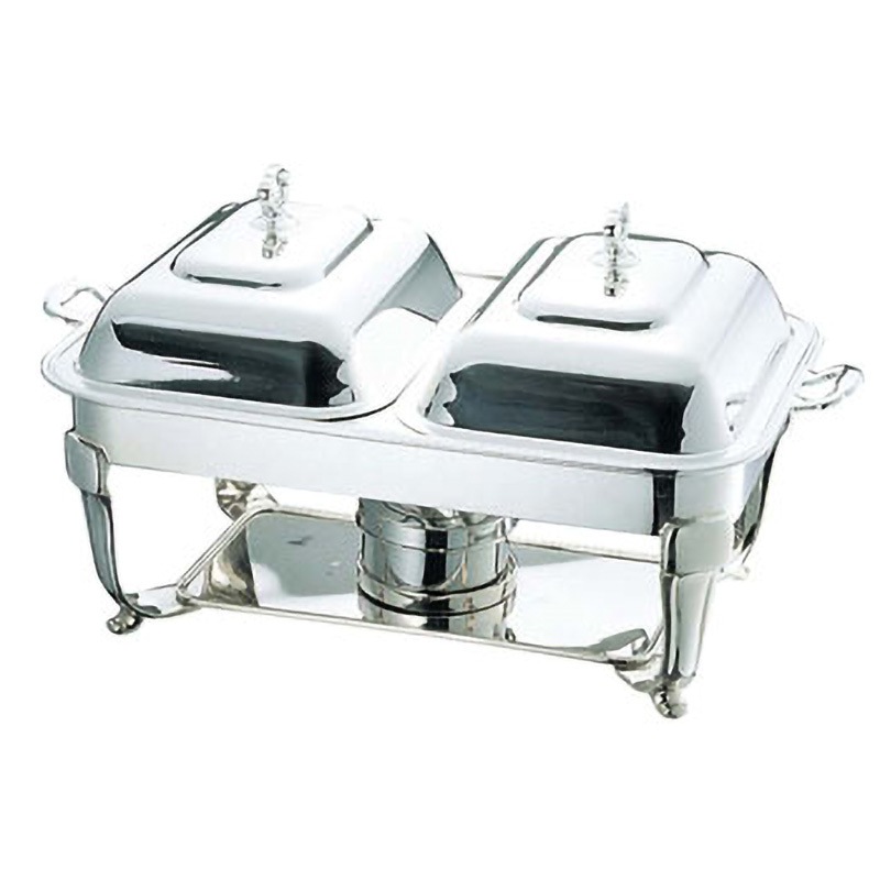 16インチ/W UK 18-8 バロン 角チューフィングディッシュ 1個 UK(三宝) 【通販モノタロウ】