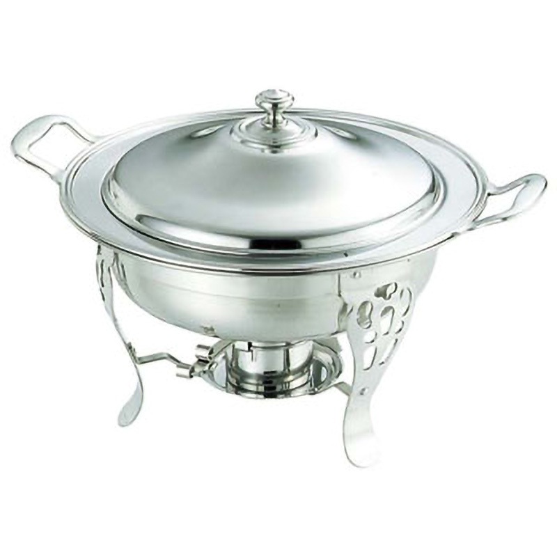 18インチ UK 18-8 共柄 丸チューフィングディッシュ用 中鍋 1台 UK(三宝) 【通販モノタロウ】