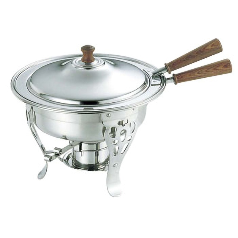 11.5インチ UK 18-8 木柄 丸チューフィングディッシュ(片手) 1個 UK(三宝) 【通販モノタロウ】 27,937円