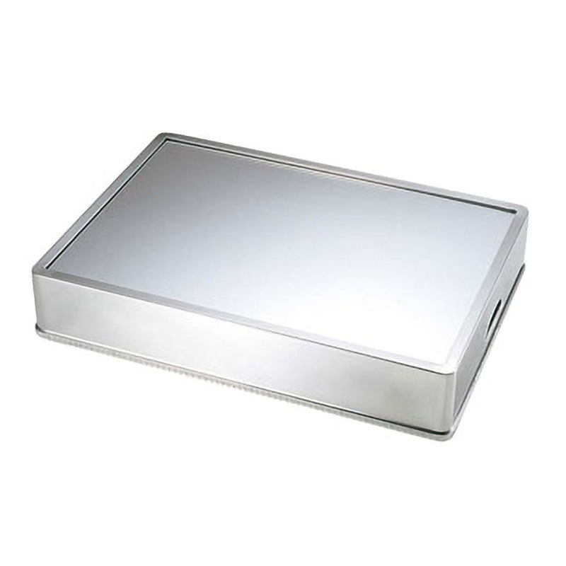 18インチ UK 18-8 角 ミラープレート(アクリル)無地 1個 UK(三宝) 【通販モノタロウ】