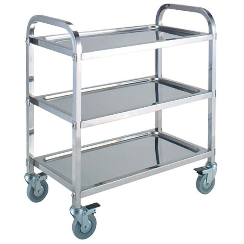 S950 EBM ステンレス キッチンワゴン 3段 EBM(江部松商事) 外寸(組立後)950×500×H950mm