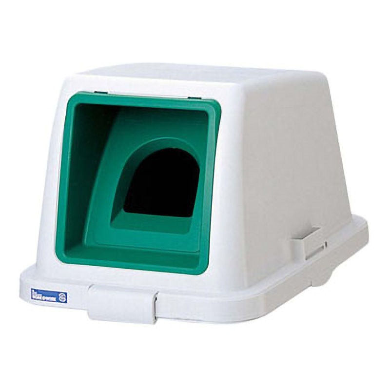 カラー分類ボックス70L フタ リス グリーン色 ビンカン用