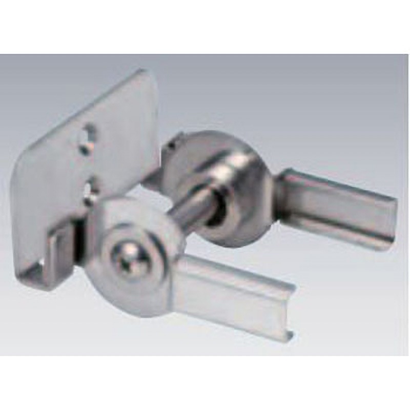 90T37 間仕切ロック片開きステン 1個 岡田装飾金物 【通販モノタロウ】