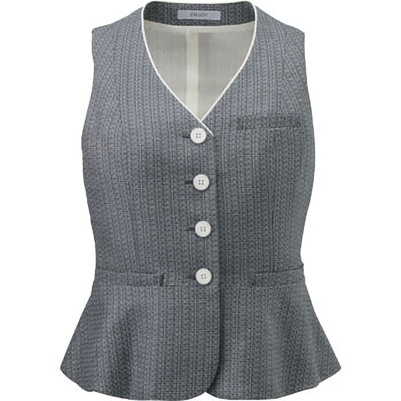 ESV-705 ENJOY ESV-705 Pure Tweed ベスト カーシーカシマ 女性用 グレー色 5号サイズ