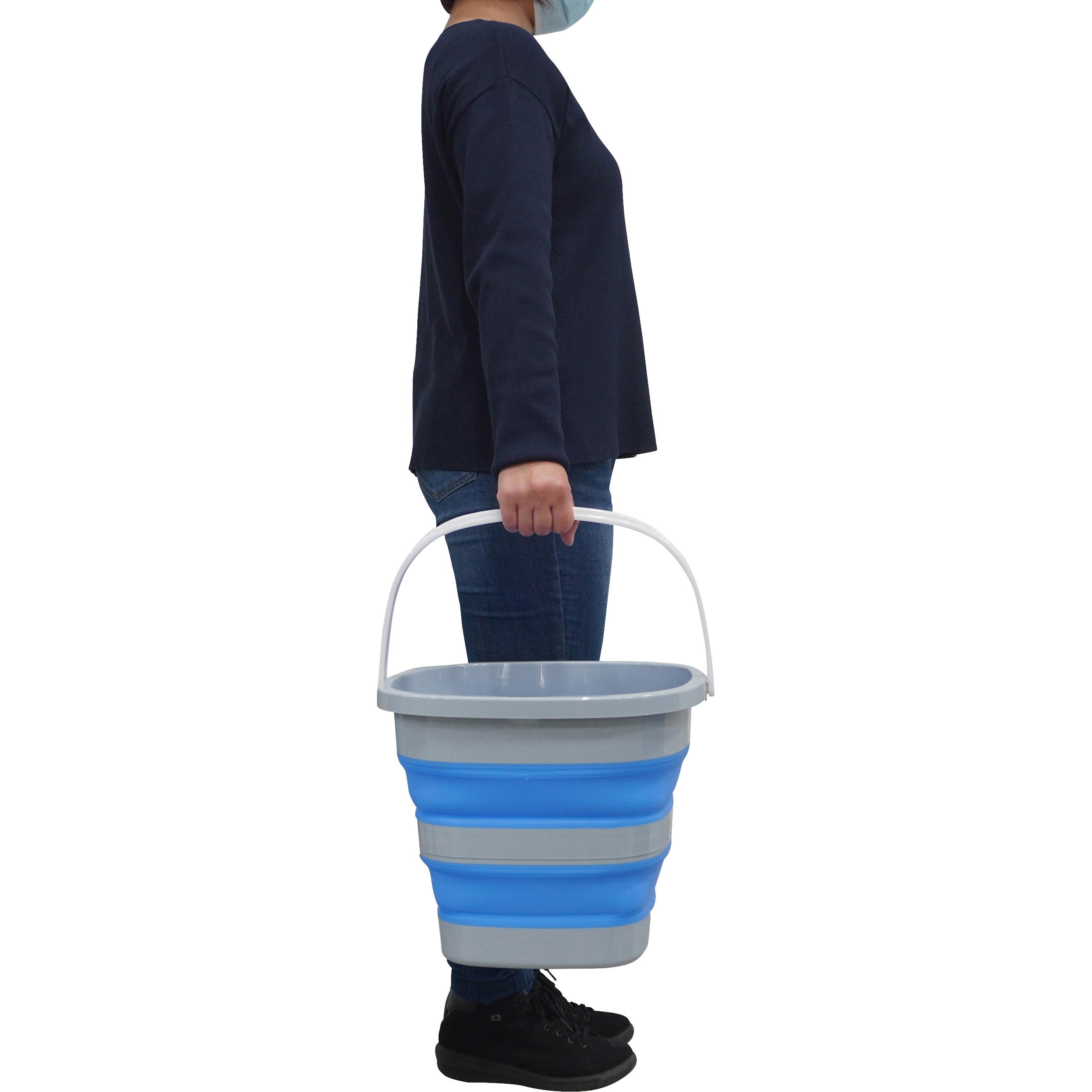 15l バケツ 折りたたみ式 1個 モノタロウ 通販サイトmonotaro