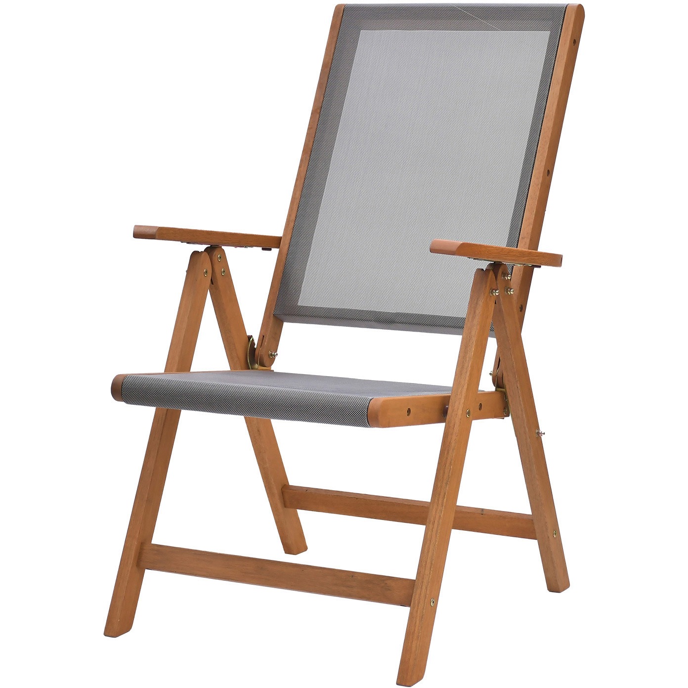 YAMAZENフォールディングチェア MTF-259DN(GY) グレー 2個 FT-259DN(GY) フォールディングガーデンチェア 1脚 YAMAZEN(山善