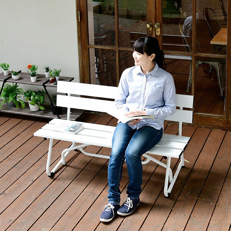 アルミ製ベンチ 幅120cmKAB-1205GM(OD) カーキー 楽天市場】ガーデンベンチ 屋外 アルミ製 幅120cm KAB-1205 山善