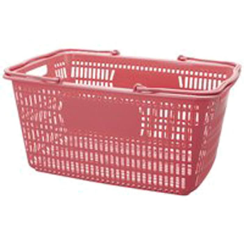 B264J-PK10 ショップかご スマートバリュー ピンク色  1箱(10個) B264J-PK10