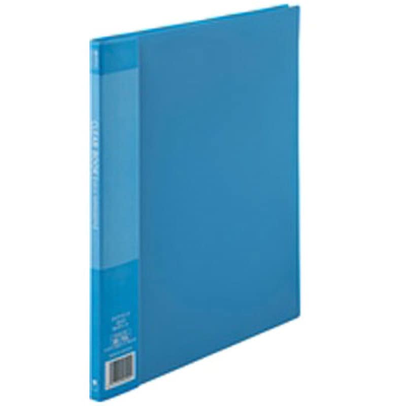 D046J-BL クリアーブック10P A4S スマートバリュー ブルー色 1冊 D046J