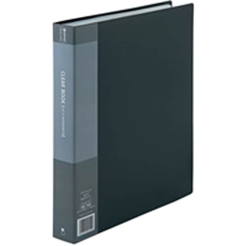 D049J-10GY クリアーブック60P A4S スマートバリュー グレー色 背幅35mm 1箱(10冊) D049J-10GY