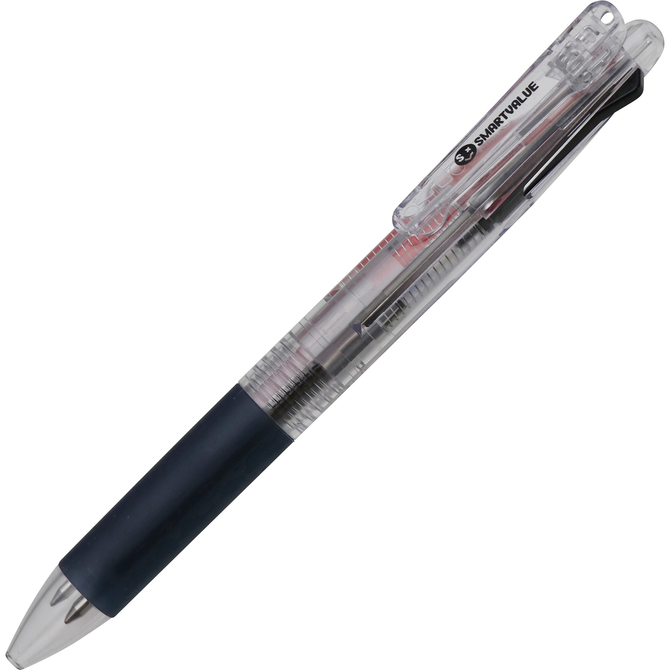 H038J-3C 多色ボールペン透明 1本 スマートバリュー 【通販サイト
