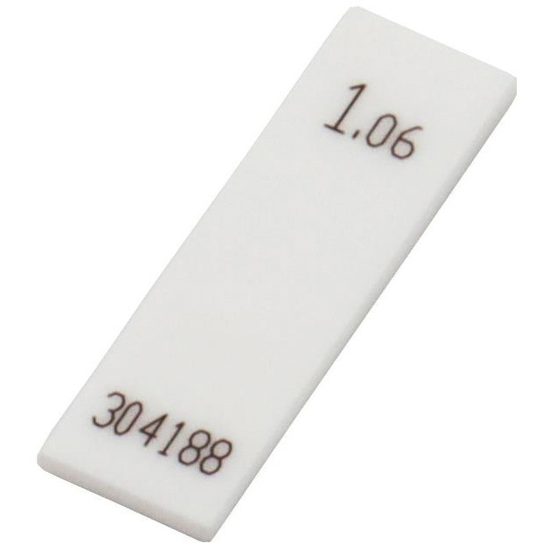 BC0-106 セラミックブロックゲージ 0級相当 SK(新潟精機) 呼び寸法1.06mm 1個 BC0-106 5,330円