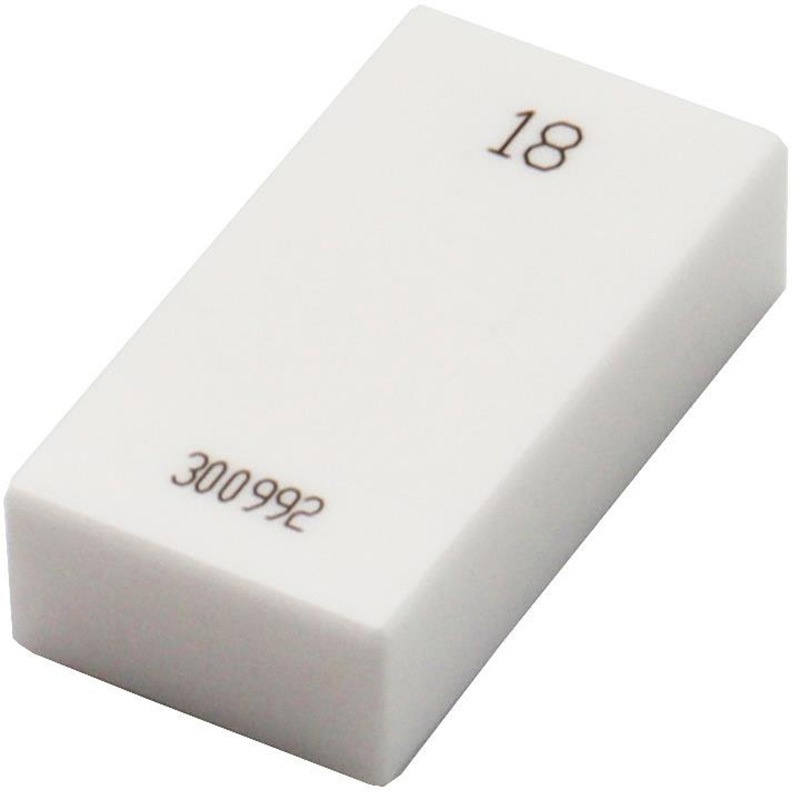 BC0-1800 セラミックブロックゲージ 0級相当 SK(新潟精機) 呼び寸法18.00mm 1個 BC0-1800