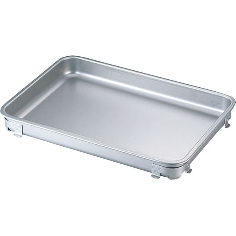 8枚取 アルマイト餃子&生鮮バット イケダ 外寸405×295mm