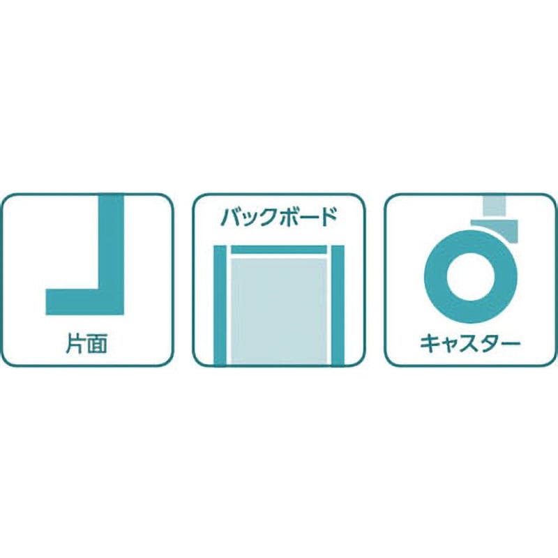 UL片面バックボード 間口90cm 単体 中日販売 382-10-25 (63-2855-46) ユニット什器ULシリーズ 片面バックボードK 間口900mm (単体タイプ