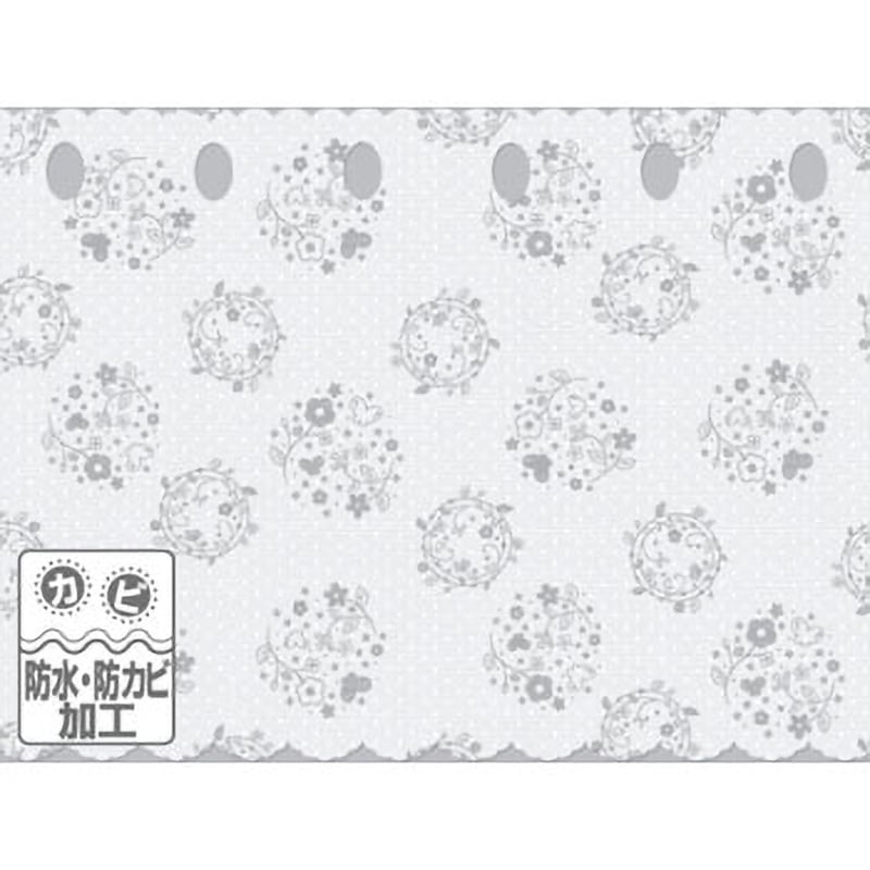 CFCR-02 新・防水防カビ カフェカーテン 明和グラビア 幅20m長さ90cm  CFCR-02