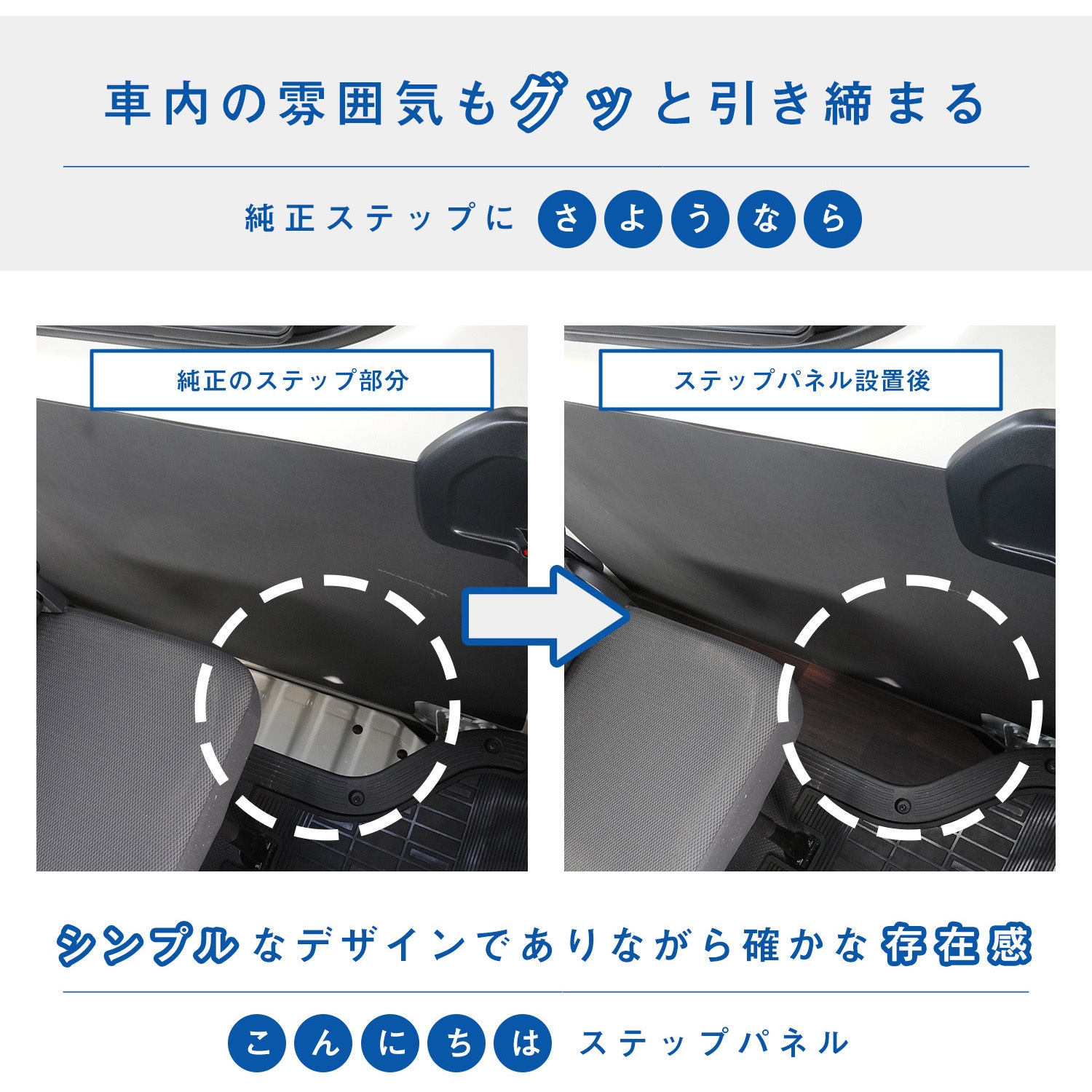 200-HD65-164-467 200系ハイエース DX ステップパネル プロダックス