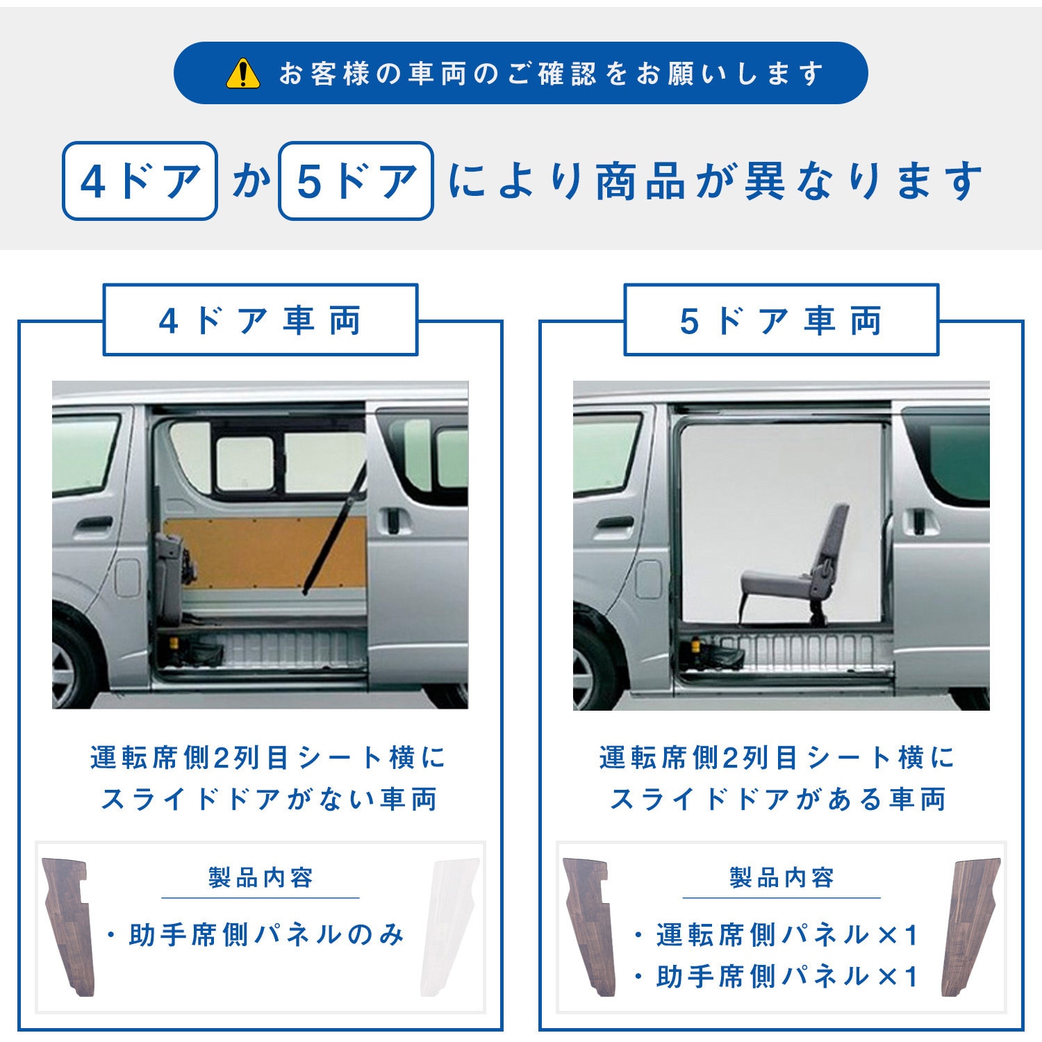200-HD65-1845-630 200系ハイエース DX ステップパネル プロダックス 