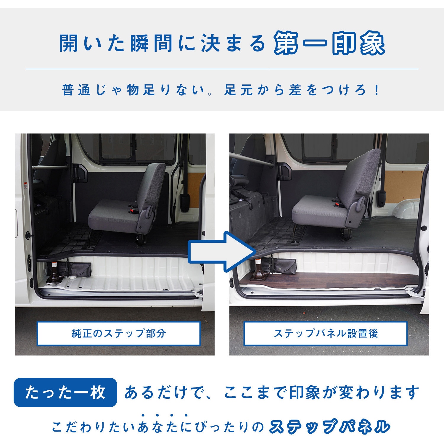 200-HD65-164-463 200系ハイエース DX ステップパネル プロダックス