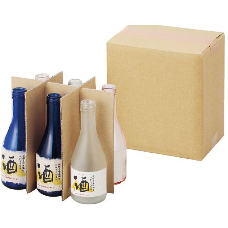 K-1062 300mL×6本宅配箱 ヤマニパッケージ 1ケース(25枚) K-1062