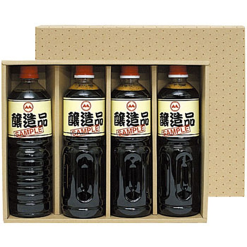 K-1149 かぶせ箱 ペット1L ヤマニパッケージ ビール・飲料箱 フタ・身・仕切3 E段  1ケース(50枚) K-1149
