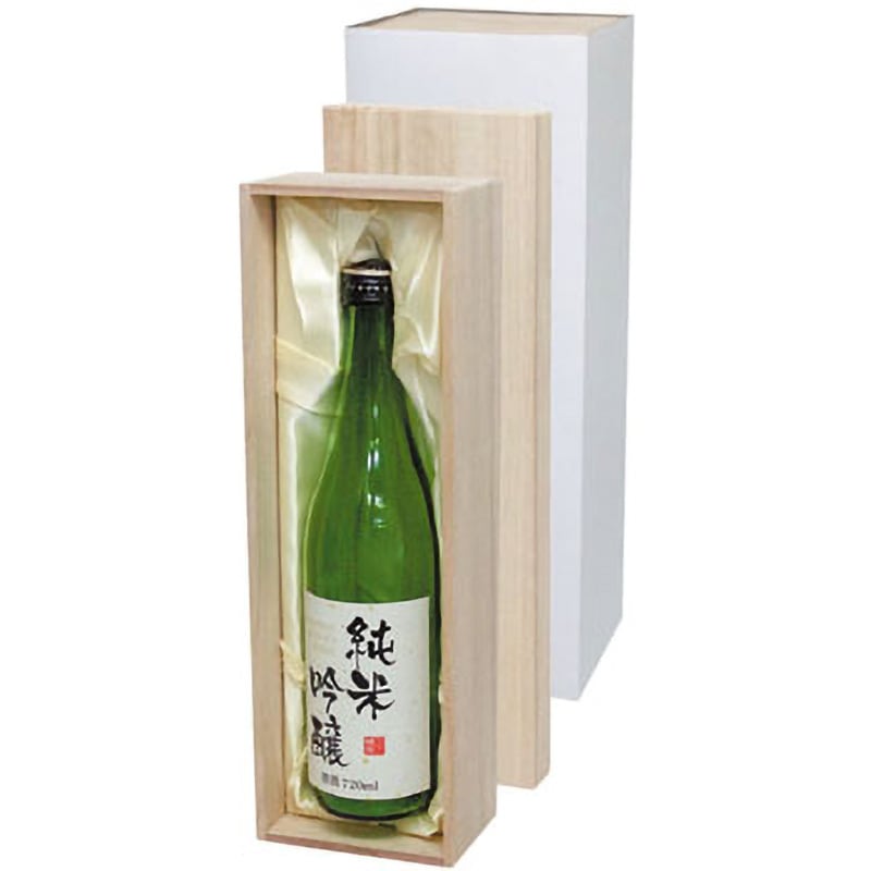 K-1362B 高級桐箱720mL×1本 クリーム ヤマニパッケージ 日本酒・焼酎箱