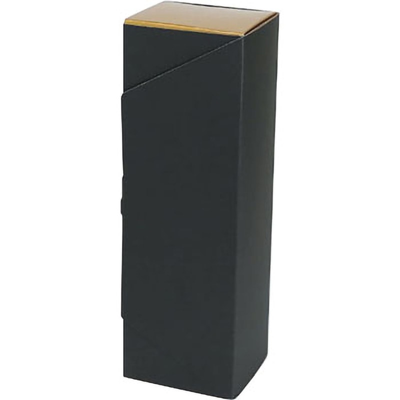 K-1375 ブラック&ゴールド 720mL ヤマニパッケージ 日本酒・焼酎箱 720mL1本 88Φ×305Hまでサイズ 1ケース(50枚) K-1375