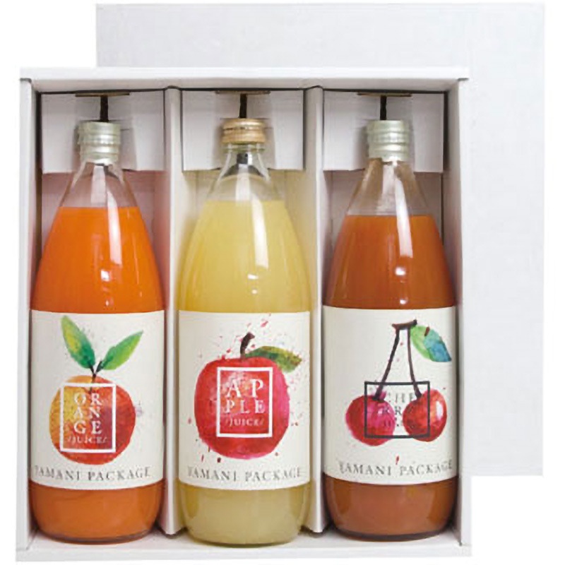 K-1421 かぶせ箱 ジュース1L・720mL兼用 ヤマニパッケージ ビール・飲料箱 E段 720mL3本  1ケース(50枚) K-1421