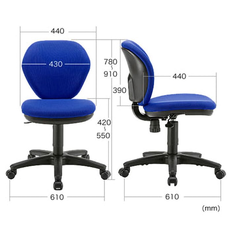 ☆新品☆サンワダイレクト オフィスチェア 100-SNC025BL SOHOチェア oaチェア パソコンチェア