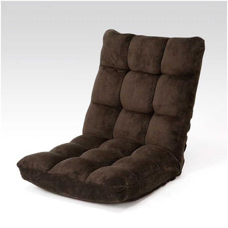 100-SNC041BR 座椅子 サンワダイレクト ブラウン色 本体幅500mm奥行600