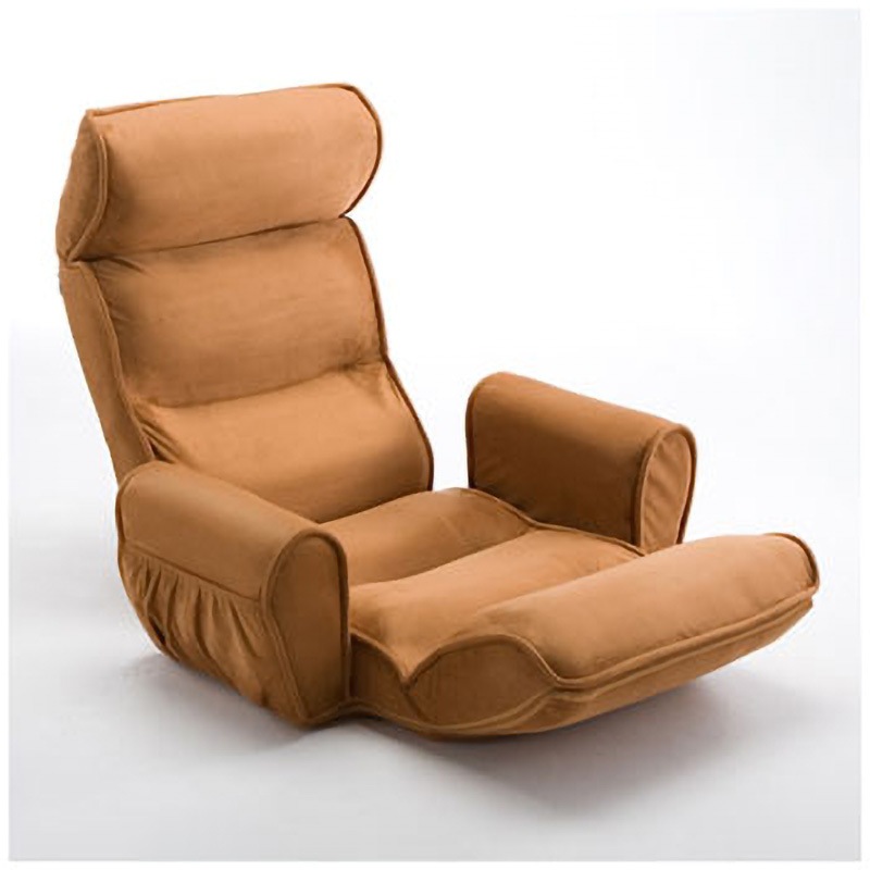 150-SNC103BR 肘付きふんわり座椅子 1台 サンワダイレクト 【通販モノタロウ】 10,485円