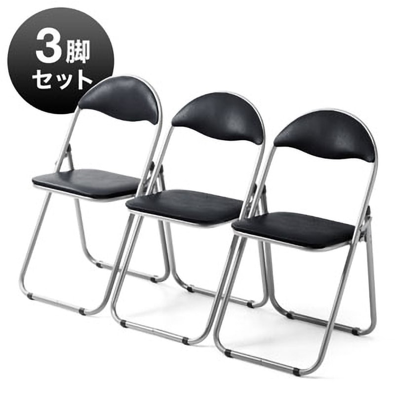 150-SNC122BK 折りたたみチェア サンワダイレクト ブラック色 幅 150-SNC122BK 折りたたみチェア サンワダイレクト ブラック色 幅