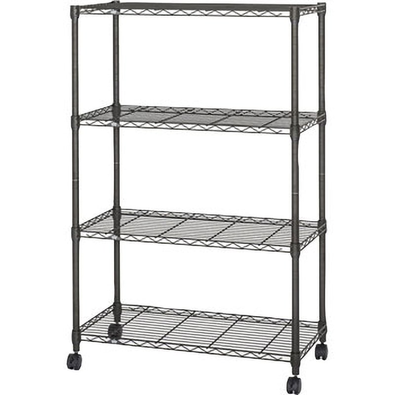 Luminous スリム スチールラック 4段 Luminous ルミナス スチールラック スリム 幅120x奥行60x高さ155 4段