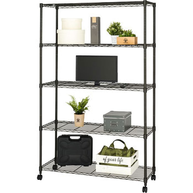 ルミナスノワールフリーラック5段 Luminous(ルミナス) スチールラック