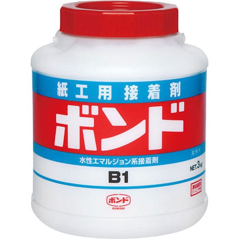 紙工用ボンドB1 1箱(3kg×6本) コニシ 【通販モノタロウ】