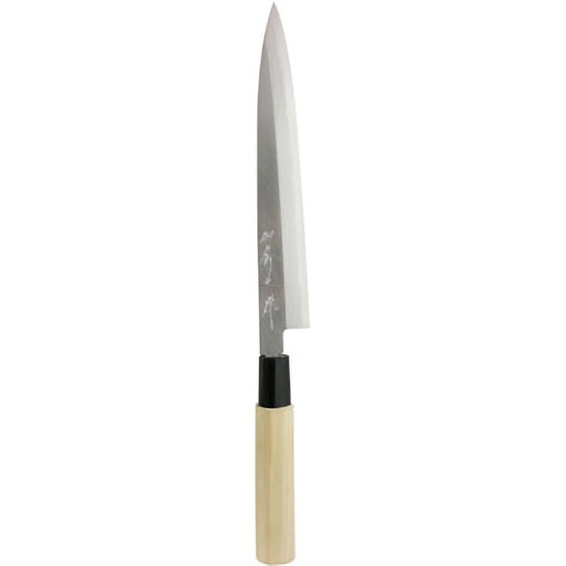 秀之作 ぼかし仕上げ 青紙2号 柳刃包丁 田中一之刃物製作所 刃渡り210mm