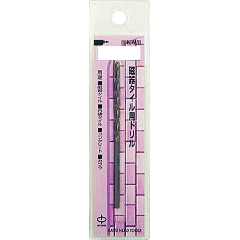 KG-4.0 磁器タイル用ドリル H&H 刃先径4mm全長80mm - 【通販モノタロウ】