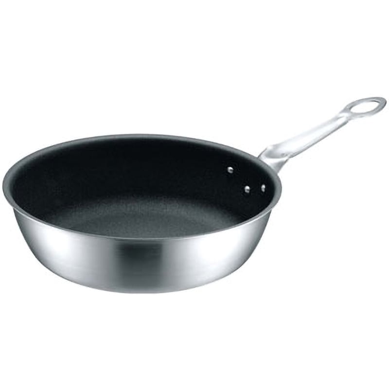 3層鋼 セラミックコーティング深型フライパン EBM(江部松商事) 種別22cm