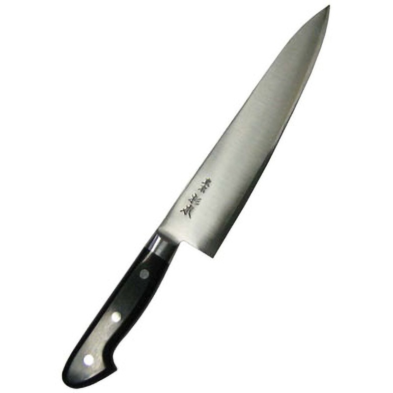 杉本 ツバ付最上品(A)洋庖丁(日本鋼)牛刀 EBM(江部松商事) 種別24cm
